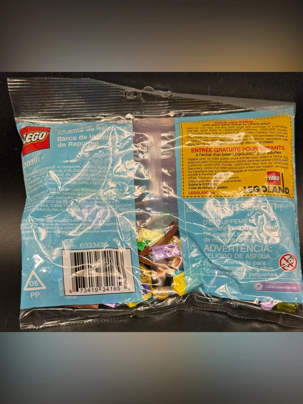 LEGO Disney Princess Rapunzels Lantern Boat with Pascal 30391 38pcs Brand New - Picture 5 of 8